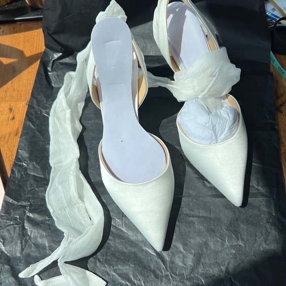 Badgley Mischka Blaze Satin Bow Stilettos - Picture 12 of 17